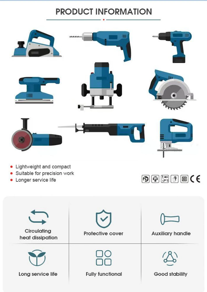 Lithium Electric Drill Cordless Drill Household Power Tool Hand Drill Power Tool Magnetic Drill Machine Core Drill Impact Drill Battery Drill