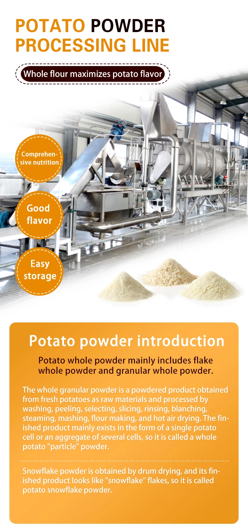 Automatic Electrical Quality Wheat Corn Casava Starch Powder Production Line Milling Mashed Potato Flakes Processing Making Machine Extraction Supplier