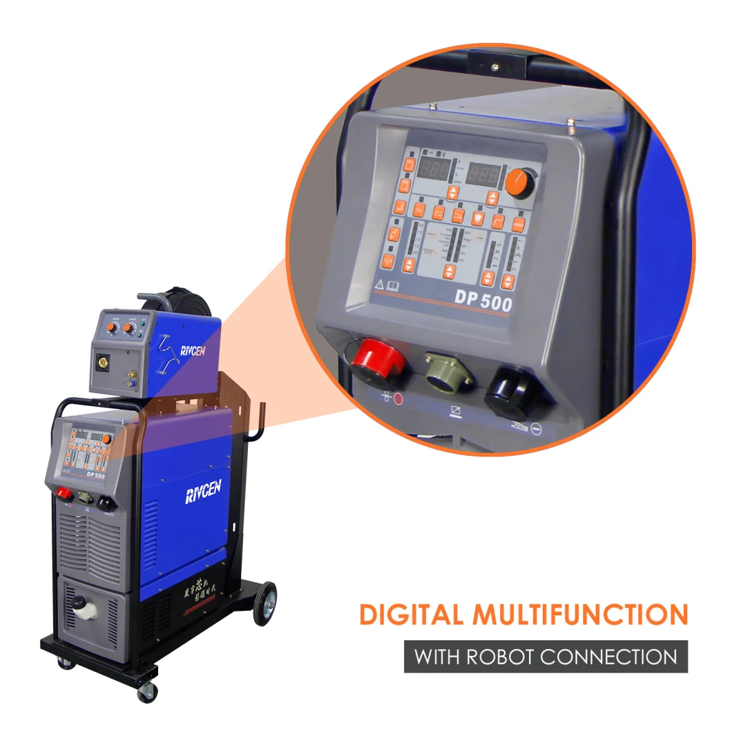 DC Double Pulse and Full Digital Control Welding Machine, Argon &amp; CO2 Gas, Precise Aluminum Welding