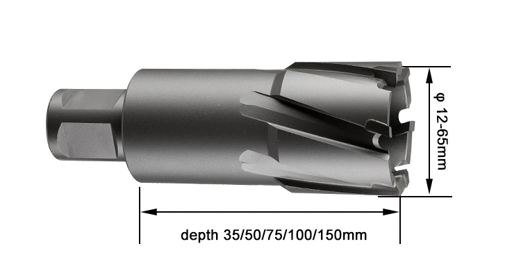 Tct 35mm Depth Annular Broach Cutter Carbide Magnetic Drill Bit