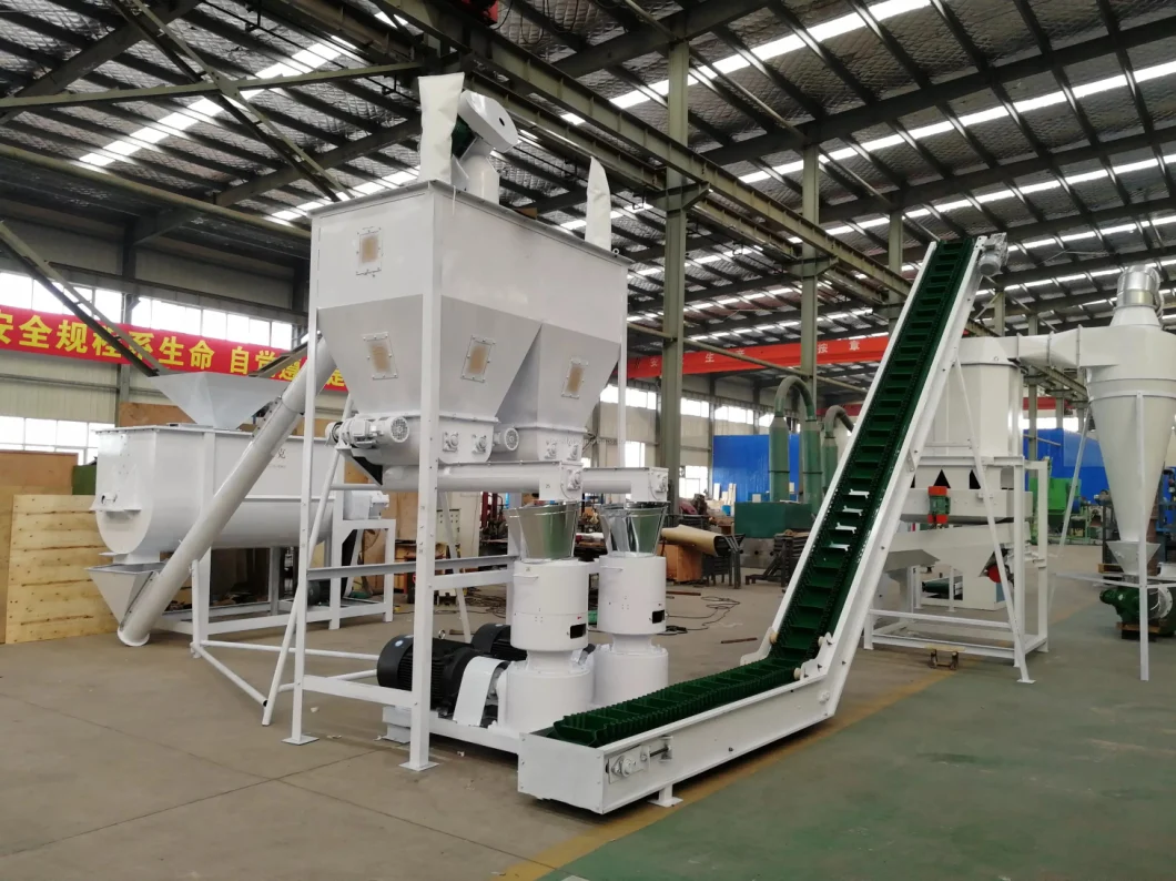 High Quality Cattle Line Processing Livestock Plant Animal Production Equipment Animal Feed Pellet Production Line Feed Pellet Wheat Grain Crop Maize Milling
