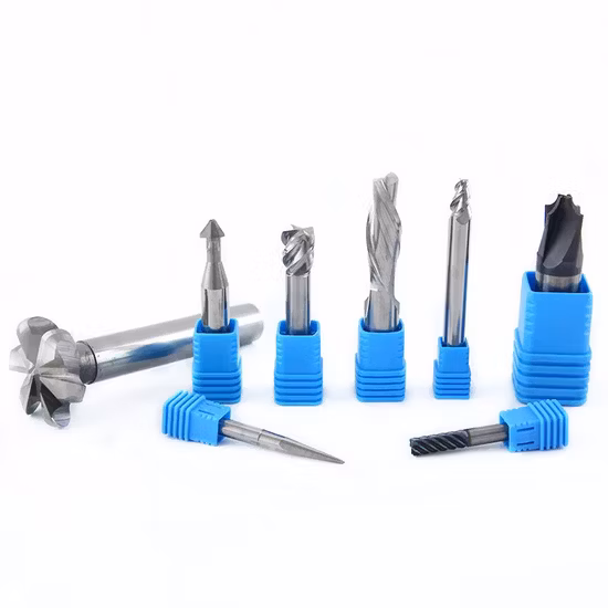 High Quality Customize Milling Cutter HRC70/65/55 Carbide Square End Mill 2/4 Flute Endmill Tungsten Carbide Cutting Tools for CNC Milling Machine Tools