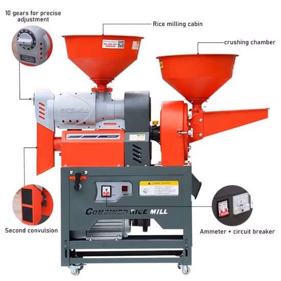 Tengka Sb10 Multiple Functions Good Quality Factory Direct Sale Home Portable Rice Mill Milling Machine